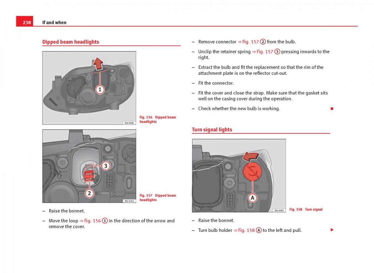 Seat Ibiza IV 4 owners manual / page 240