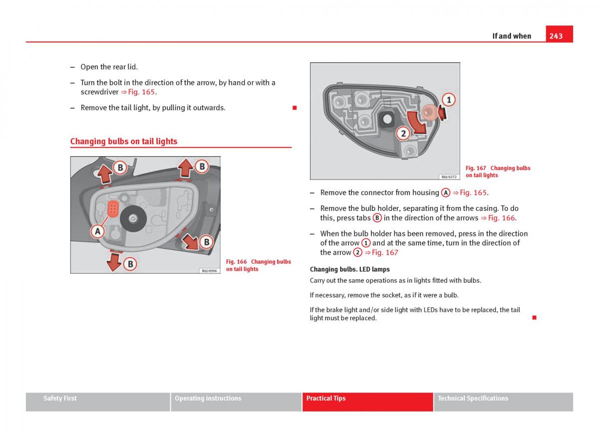 Seat Ibiza IV 4 owners manual / page 245