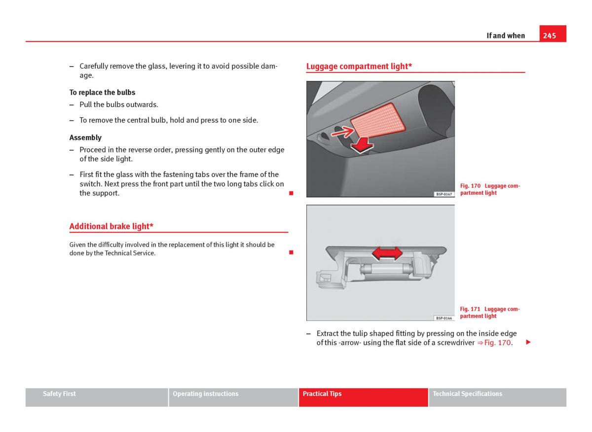 Seat Ibiza IV 4 owners manual / page 247