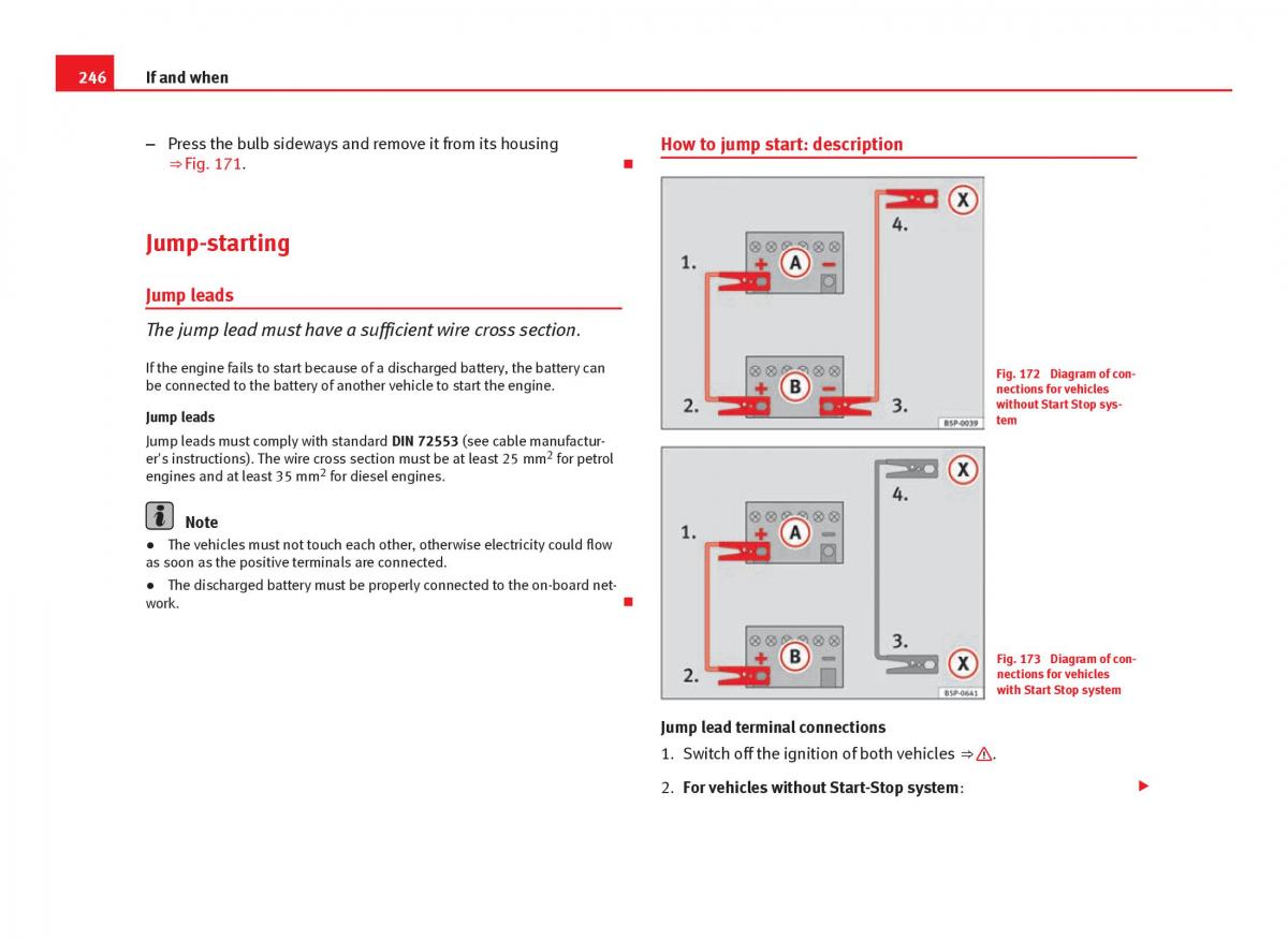 Seat Ibiza IV 4 owners manual / page 248