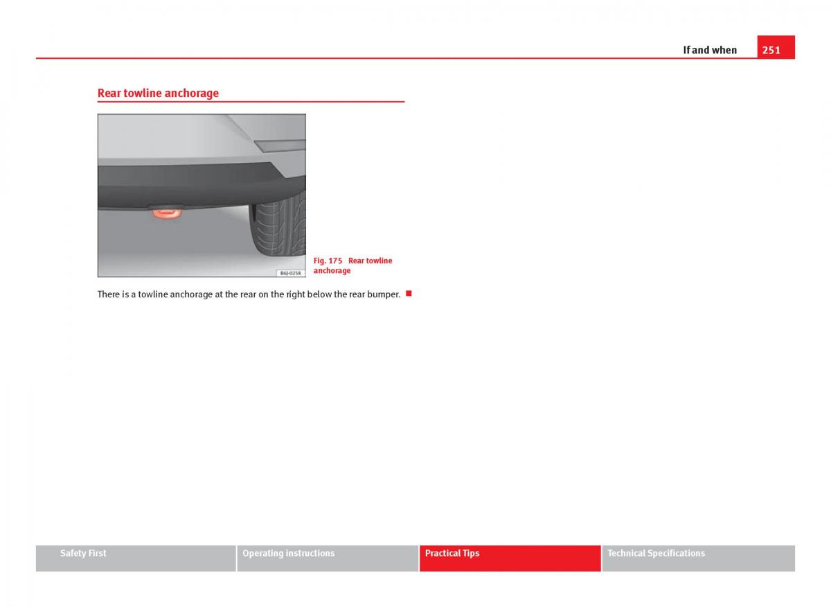 Seat Ibiza IV 4 owners manual / page 253