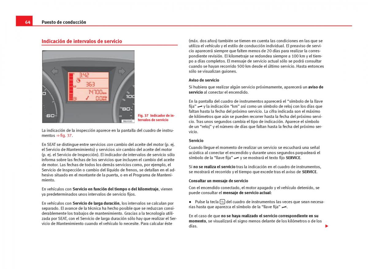 Seat Ibiza IV 4 manual del propietario / page 66