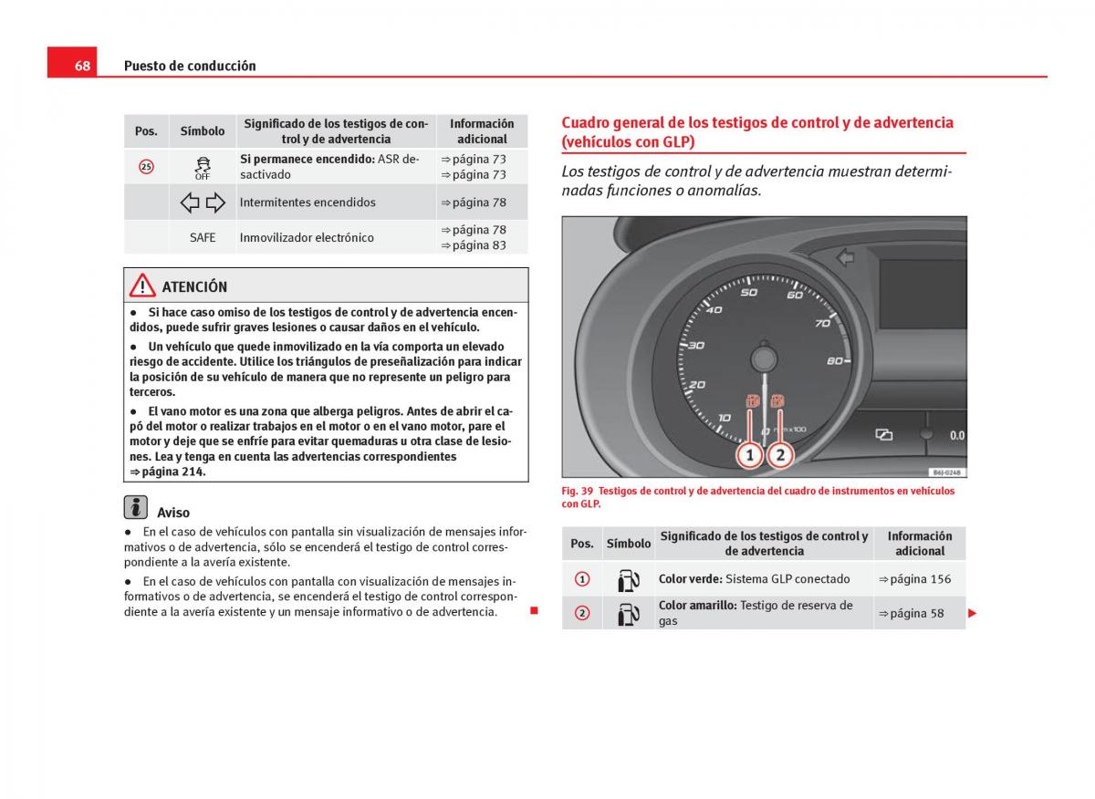 Seat Ibiza IV 4 manual del propietario / page 70