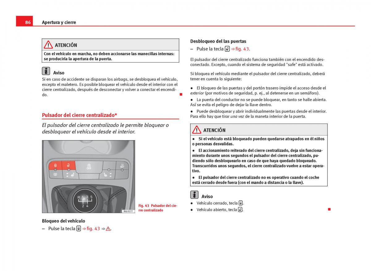 Seat Ibiza IV 4 manual del propietario / page 88