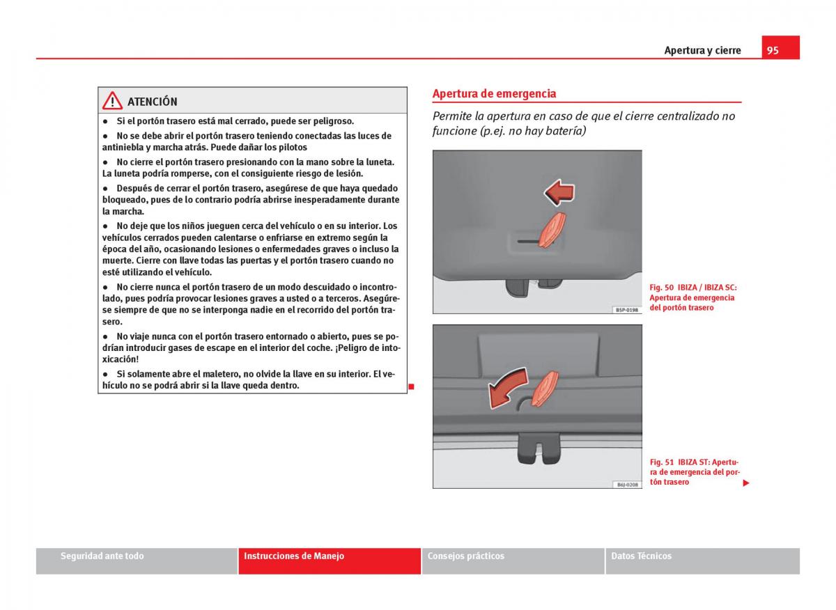 Seat Ibiza IV 4 manual del propietario / page 97