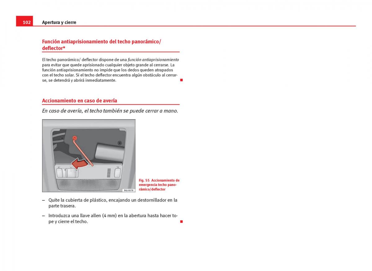 Seat Ibiza IV 4 manual del propietario / page 104