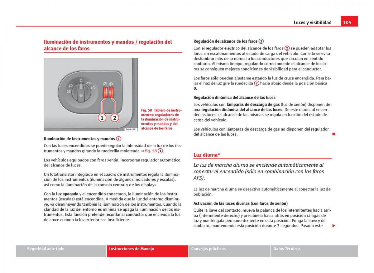 Seat Ibiza IV 4 manual del propietario / page 107