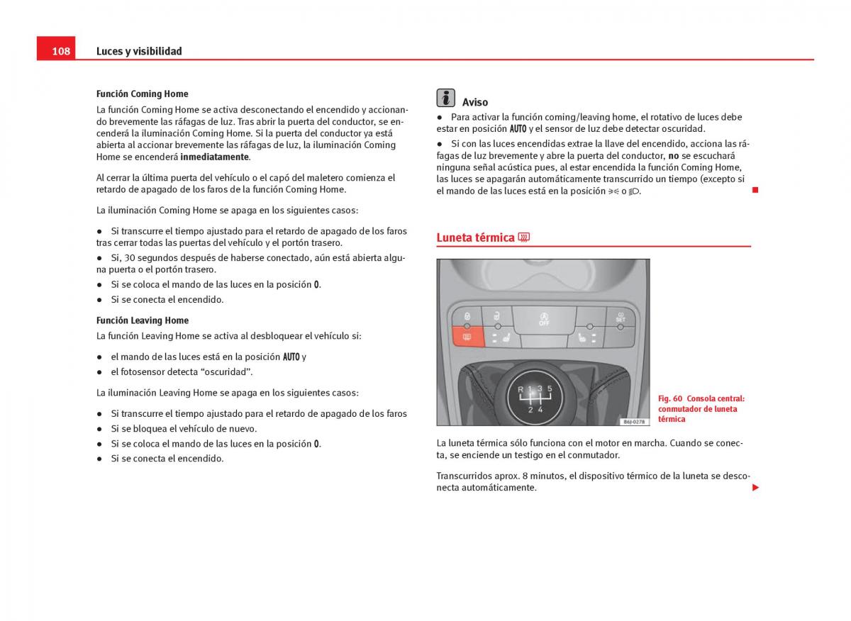 Seat Ibiza IV 4 manual del propietario / page 110