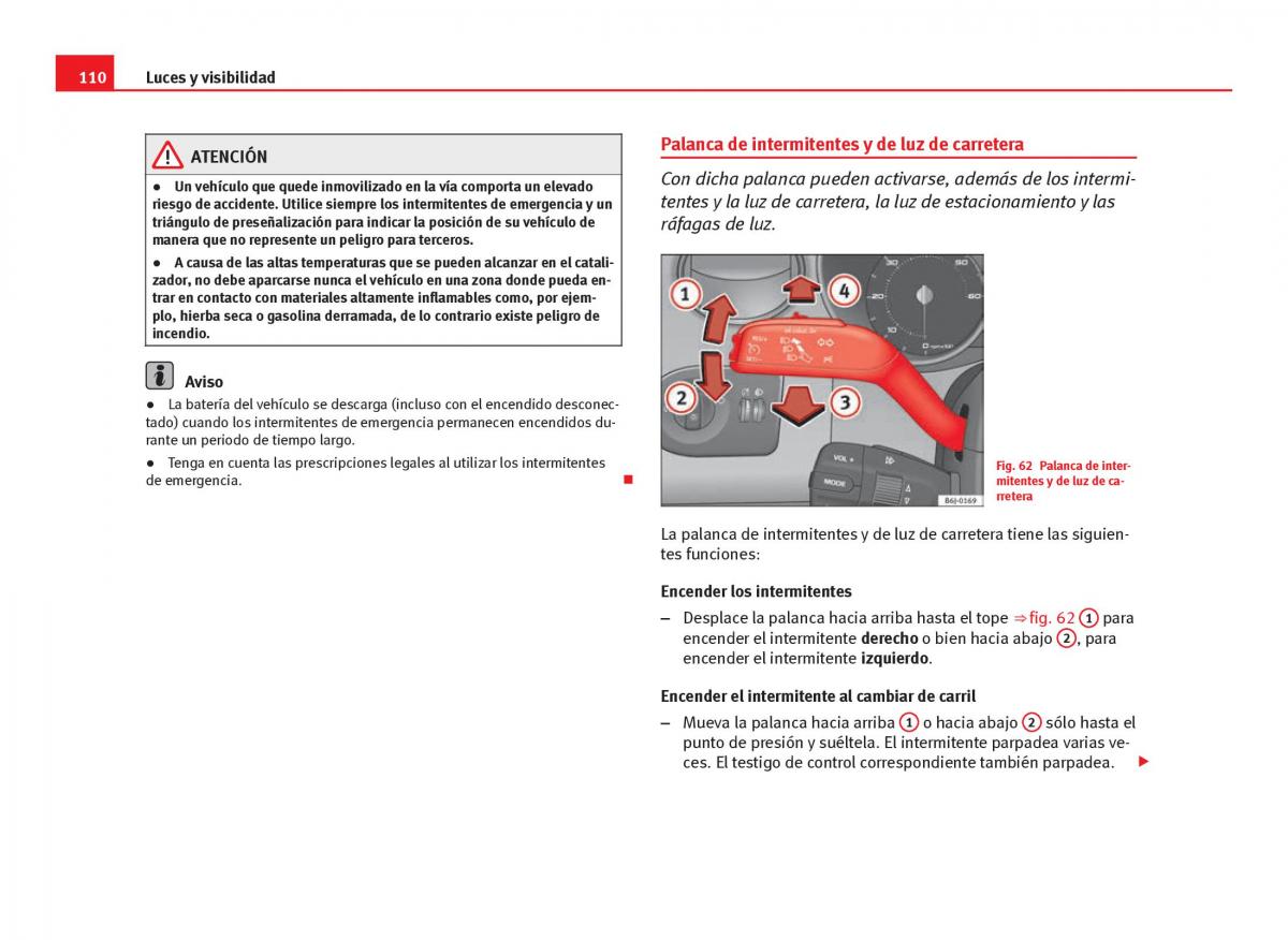 Seat Ibiza IV 4 manual del propietario / page 112