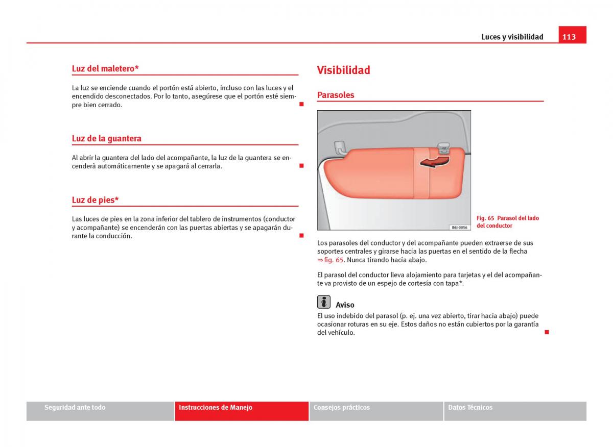 Seat Ibiza IV 4 manual del propietario / page 115