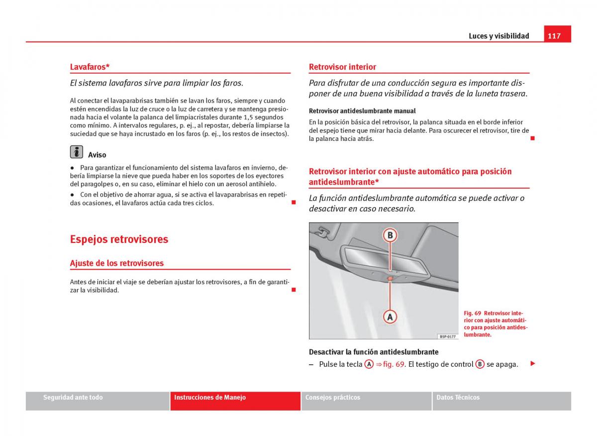 Seat Ibiza IV 4 manual del propietario / page 119