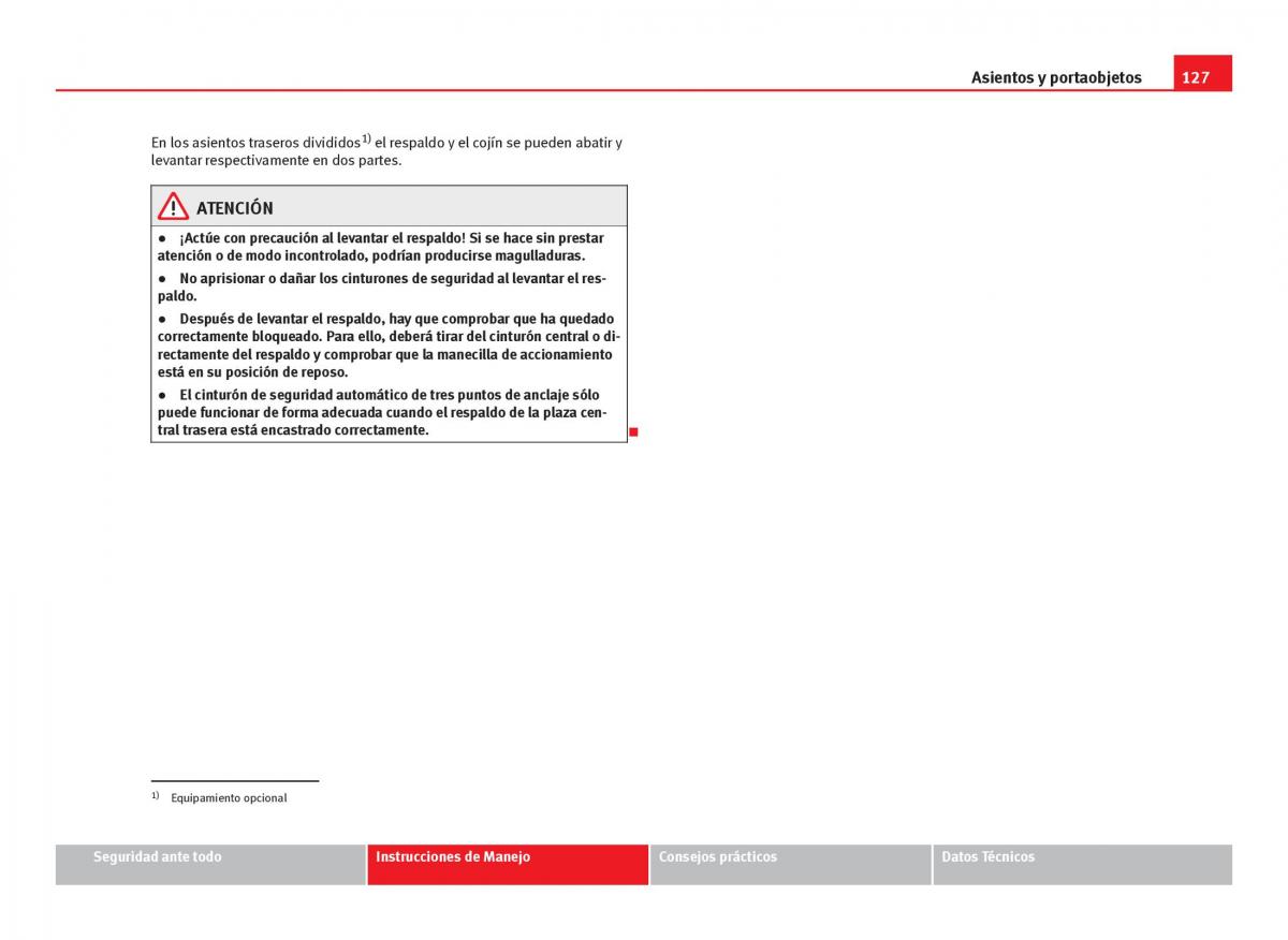 Seat Ibiza IV 4 manual del propietario / page 129