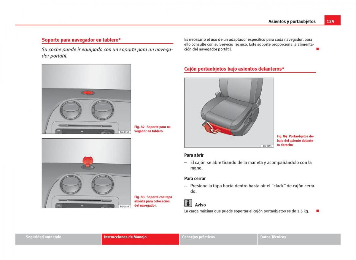 Seat Ibiza IV 4 manual del propietario / page 131