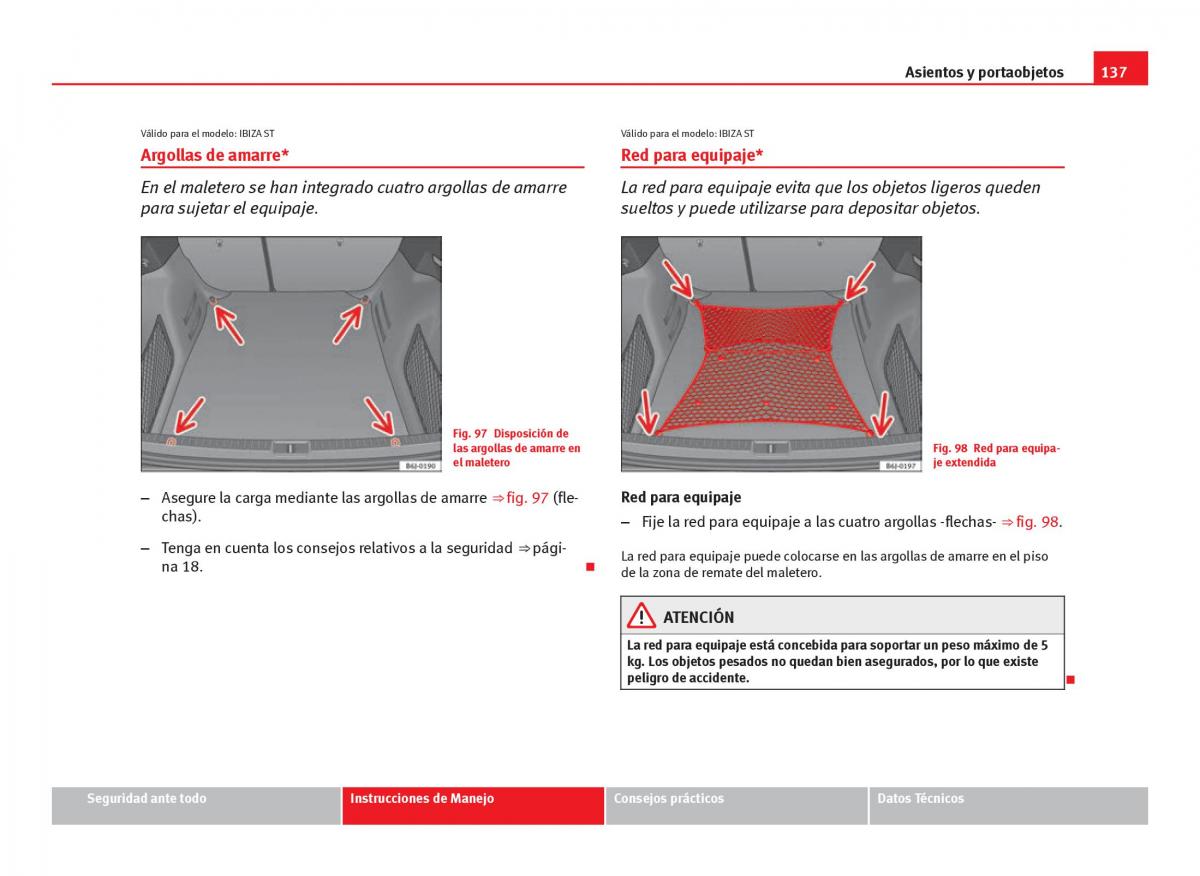 Seat Ibiza IV 4 manual del propietario / page 139