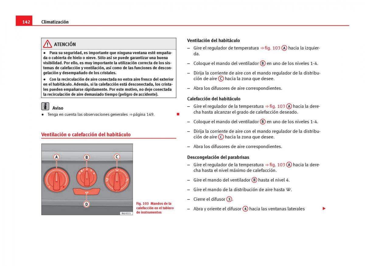 Seat Ibiza IV 4 manual del propietario / page 144