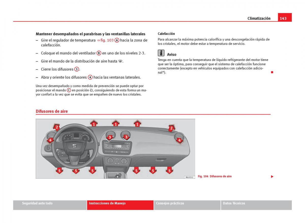 Seat Ibiza IV 4 manual del propietario / page 145