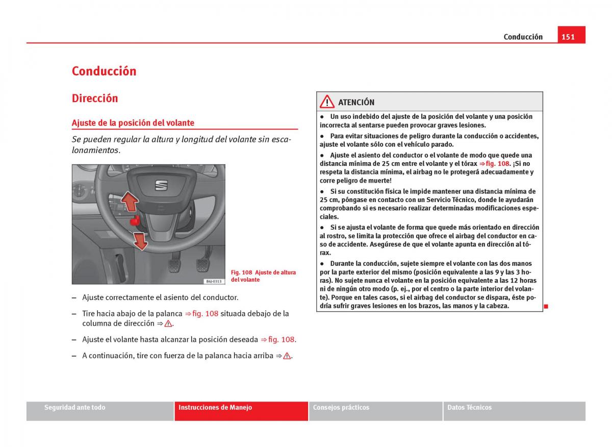 Seat Ibiza IV 4 manual del propietario / page 153