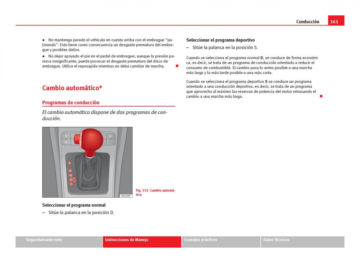 Seat Ibiza IV 4 manual del propietario / page 163