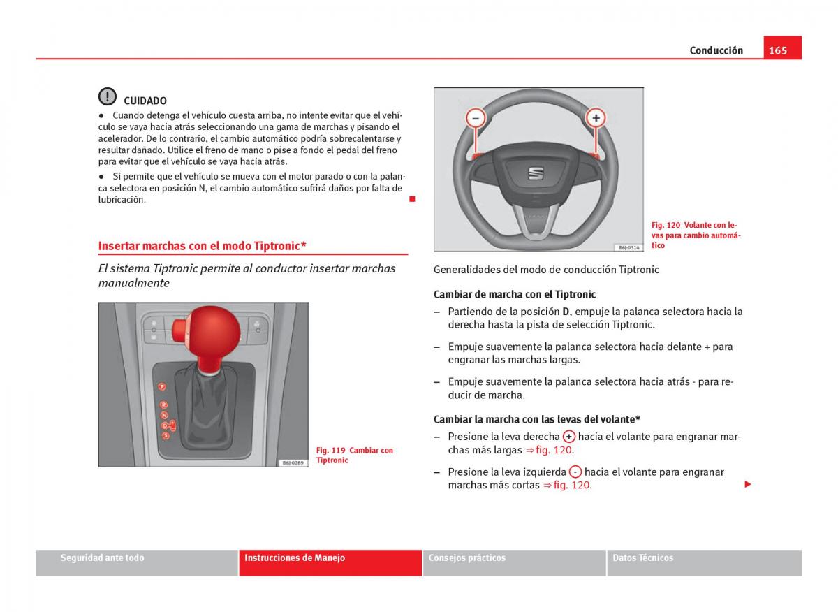 Seat Ibiza IV 4 manual del propietario / page 167