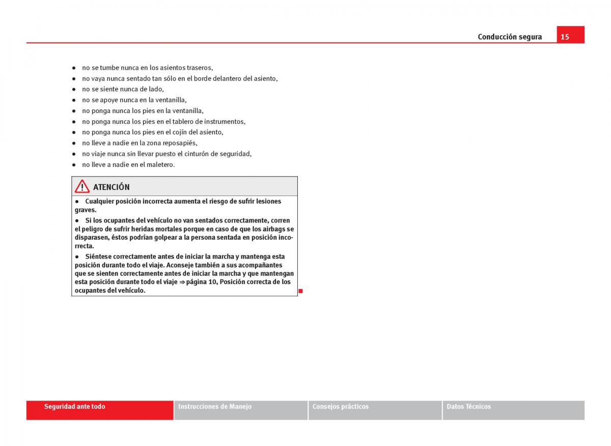 Seat Ibiza IV 4 manual del propietario / page 17