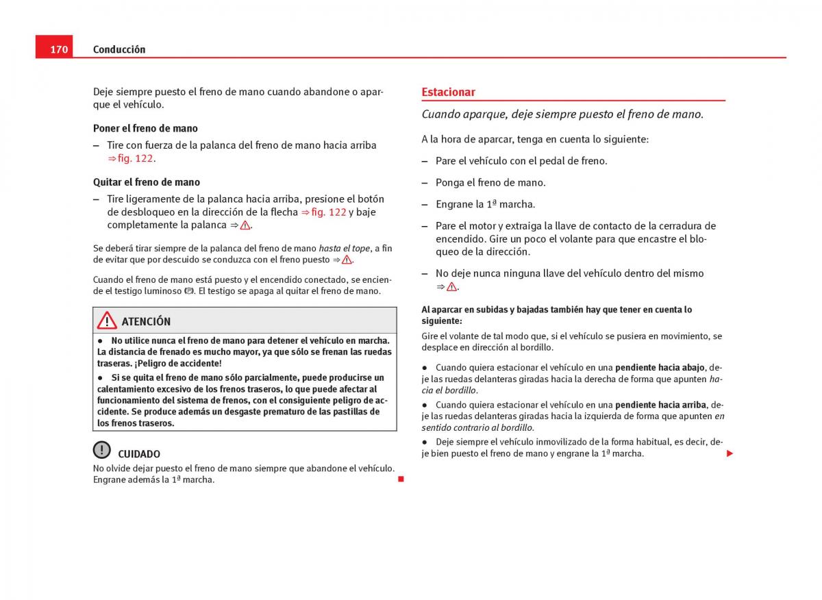 Seat Ibiza IV 4 manual del propietario / page 172