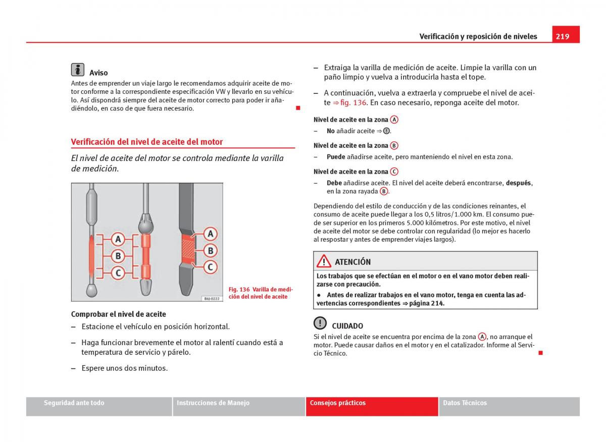 Seat Ibiza IV 4 manual del propietario / page 221