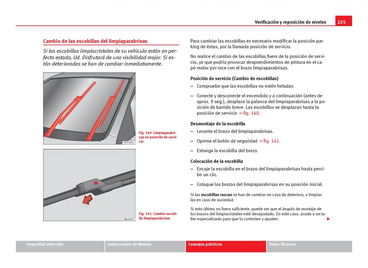 Seat Ibiza IV 4 manual del propietario / page 227