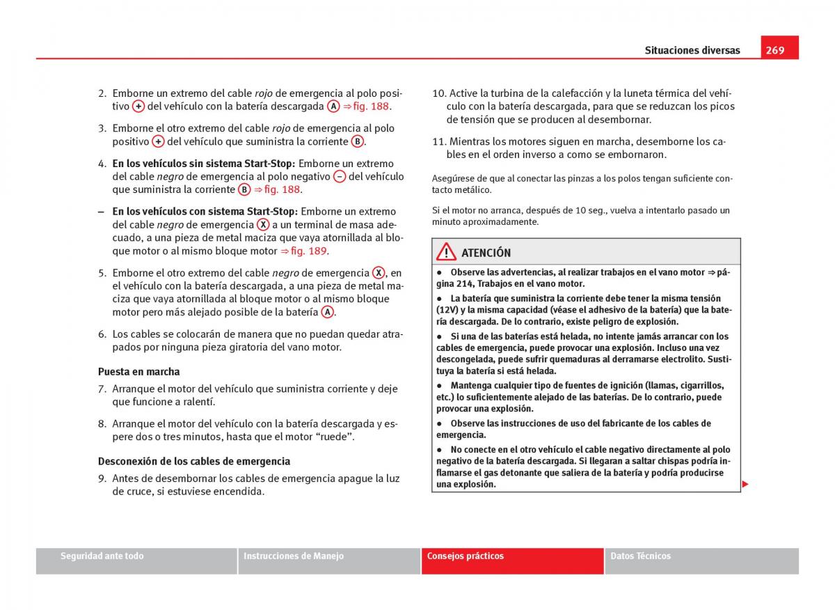 Seat Ibiza IV 4 manual del propietario / page 271