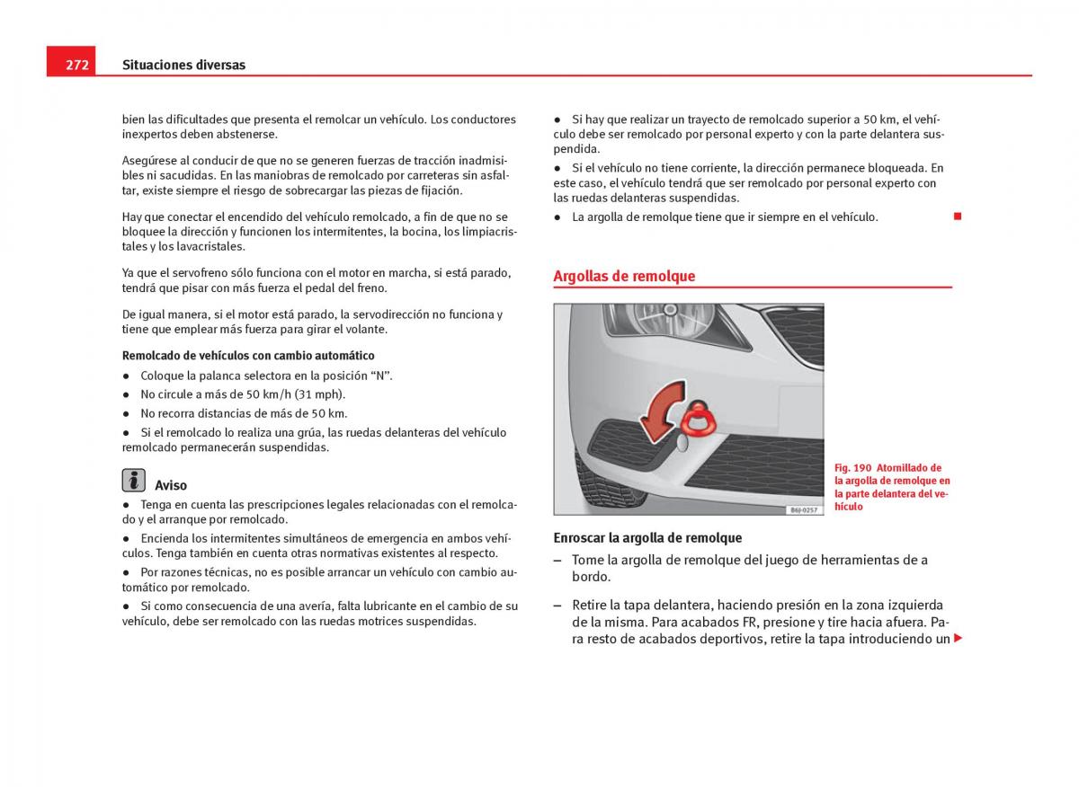 Seat Ibiza IV 4 manual del propietario / page 274