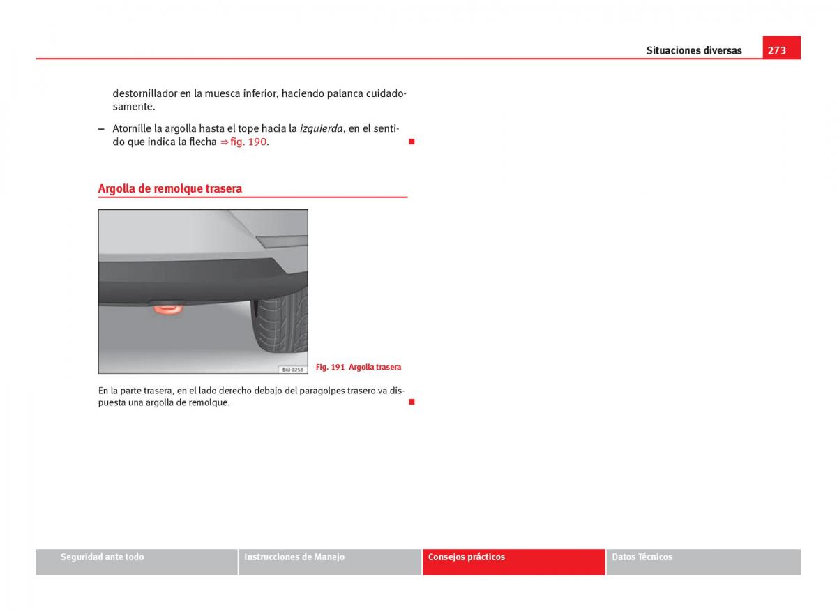 Seat Ibiza IV 4 manual del propietario / page 275