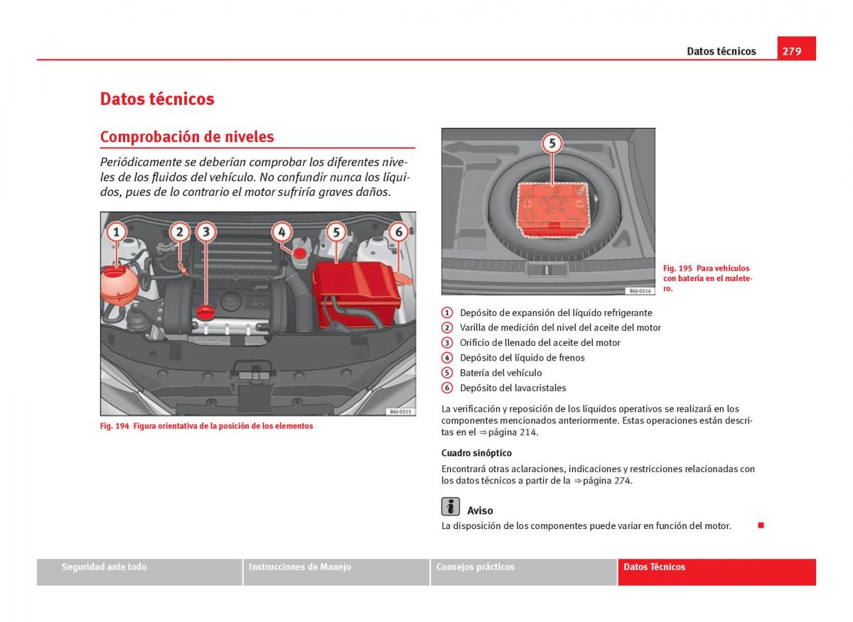 Seat Ibiza IV 4 manual del propietario / page 281