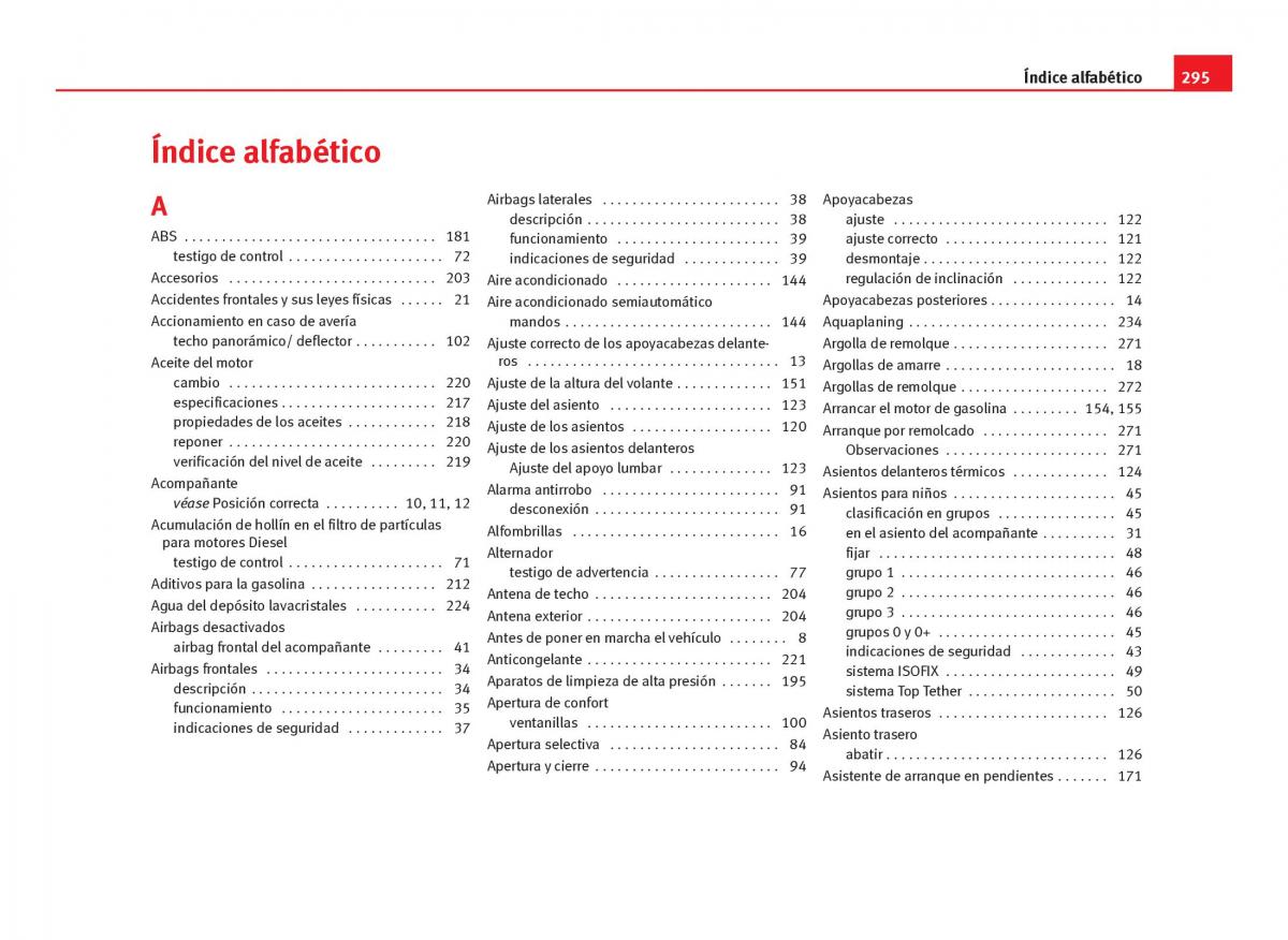 Seat Ibiza IV 4 manual del propietario / page 297