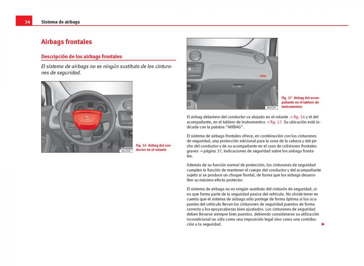 Seat Ibiza IV 4 manual del propietario / page 36