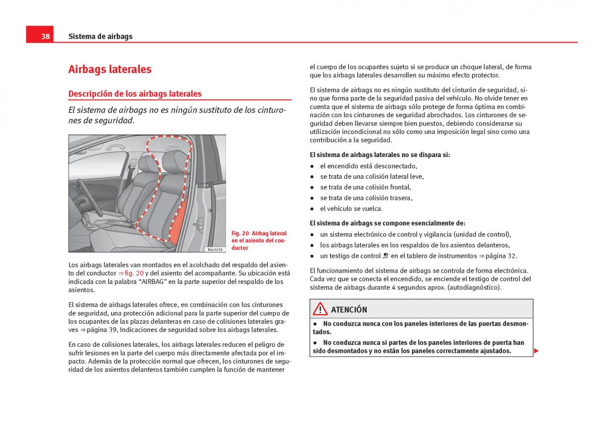 Seat Ibiza IV 4 manual del propietario / page 40