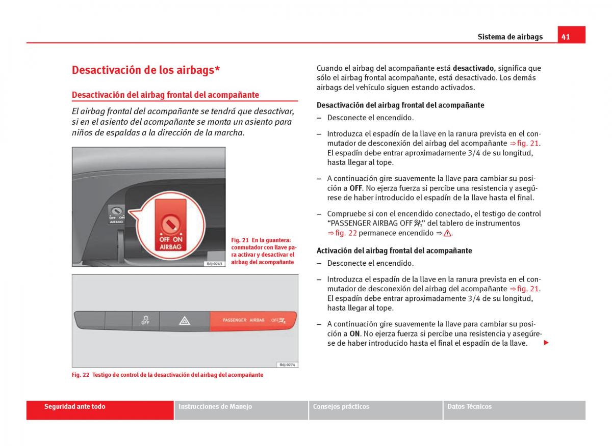 Seat Ibiza IV 4 manual del propietario / page 43