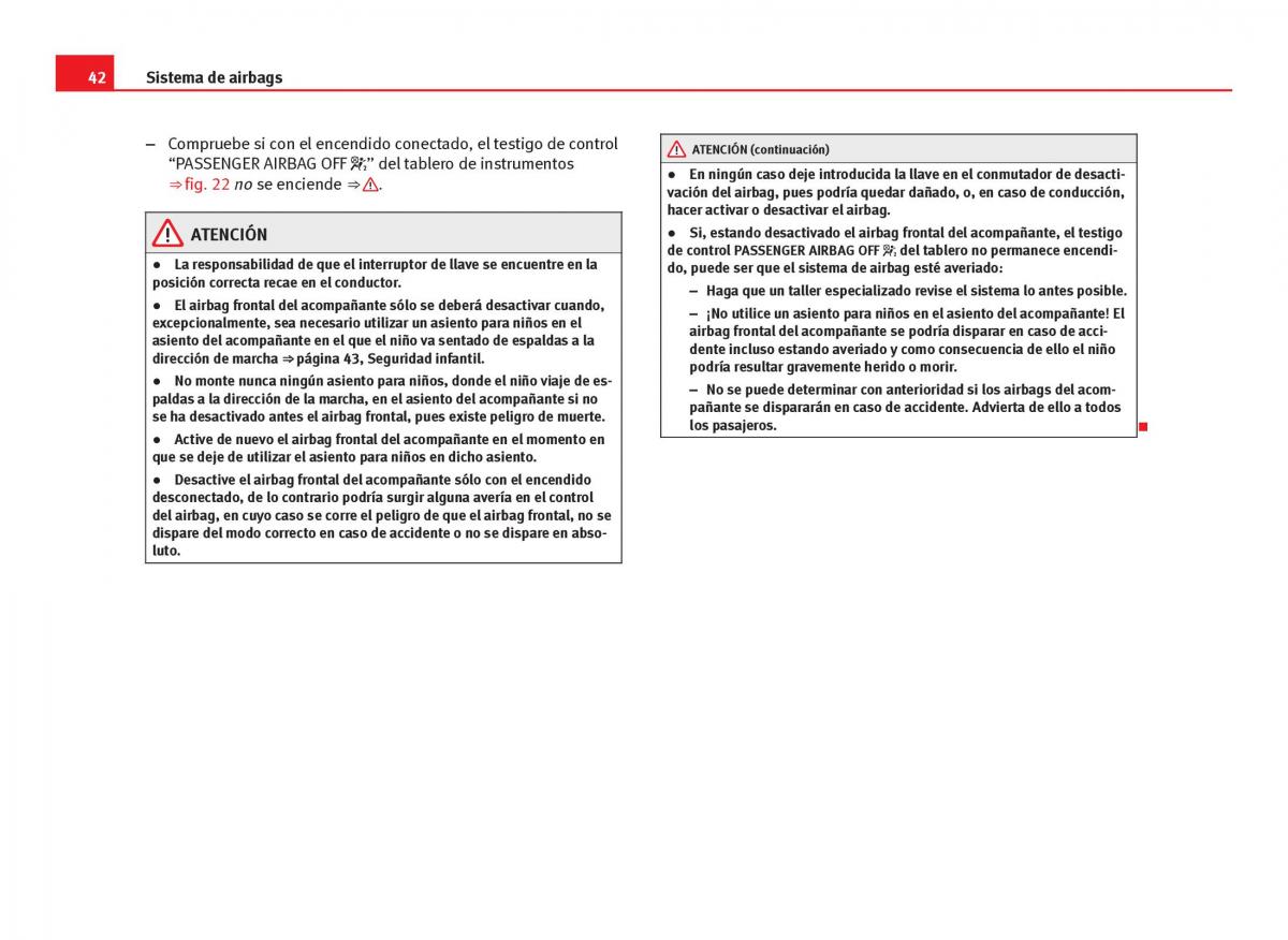 Seat Ibiza IV 4 manual del propietario / page 44