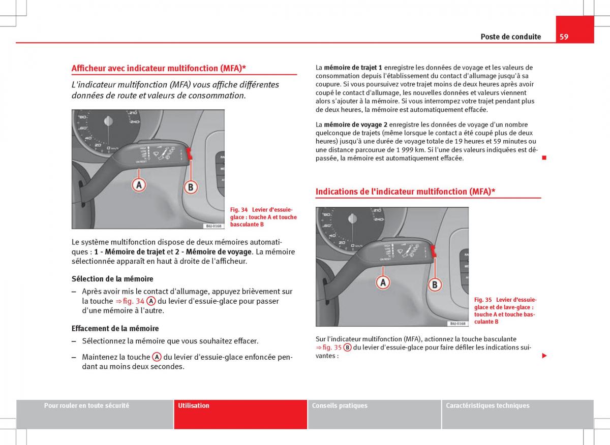 Seat Ibiza IV 4 manuel du proprietaire / page 61