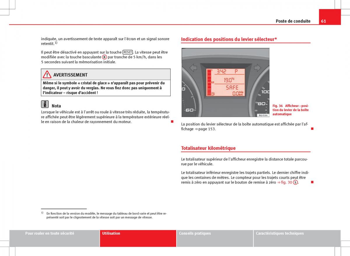 Seat Ibiza IV 4 manuel du proprietaire / page 63