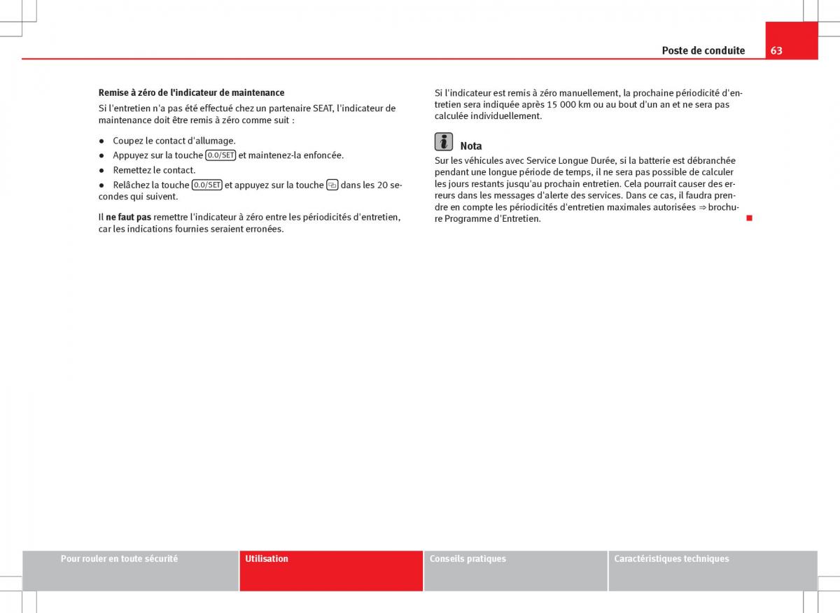 Seat Ibiza IV 4 manuel du proprietaire / page 65