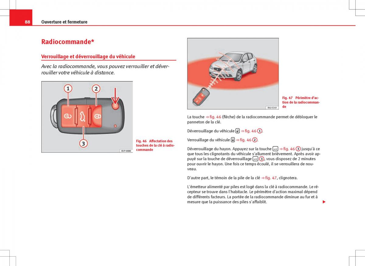 Seat Ibiza IV 4 manuel du proprietaire / page 90