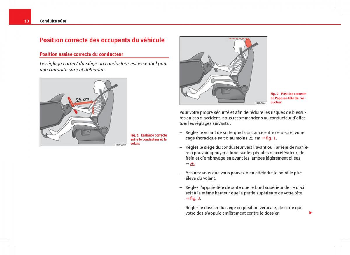 Seat Ibiza IV 4 manuel du proprietaire / page 12