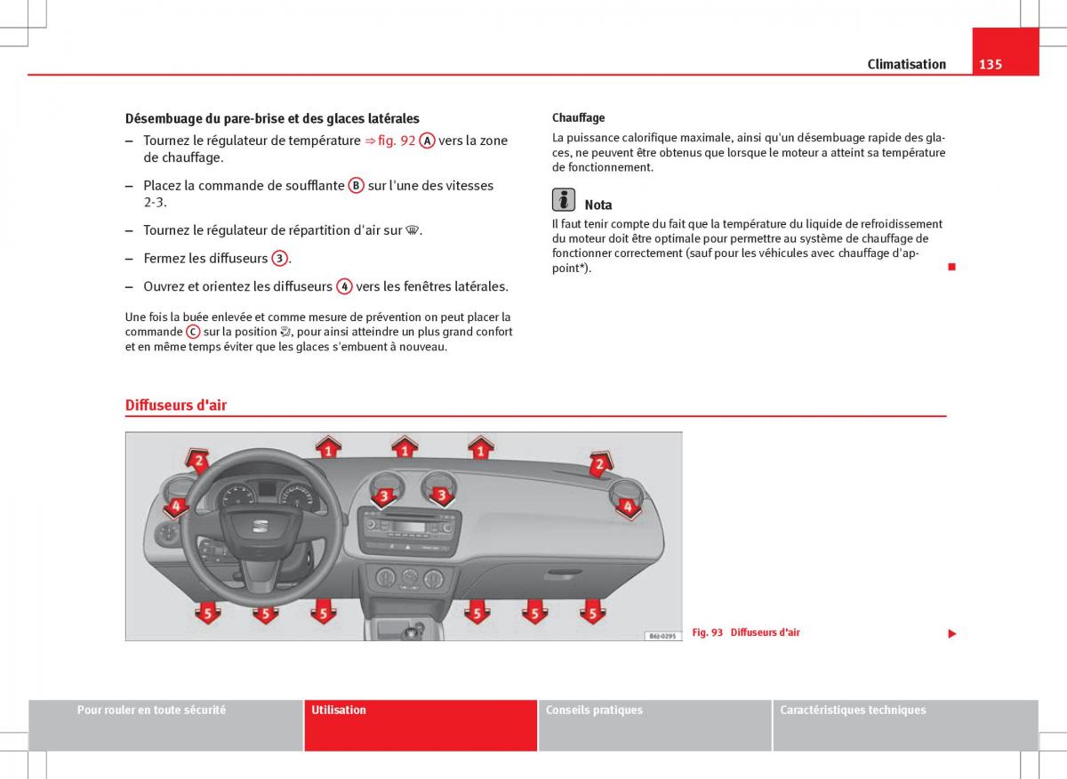 Seat Ibiza IV 4 manuel du proprietaire / page 137