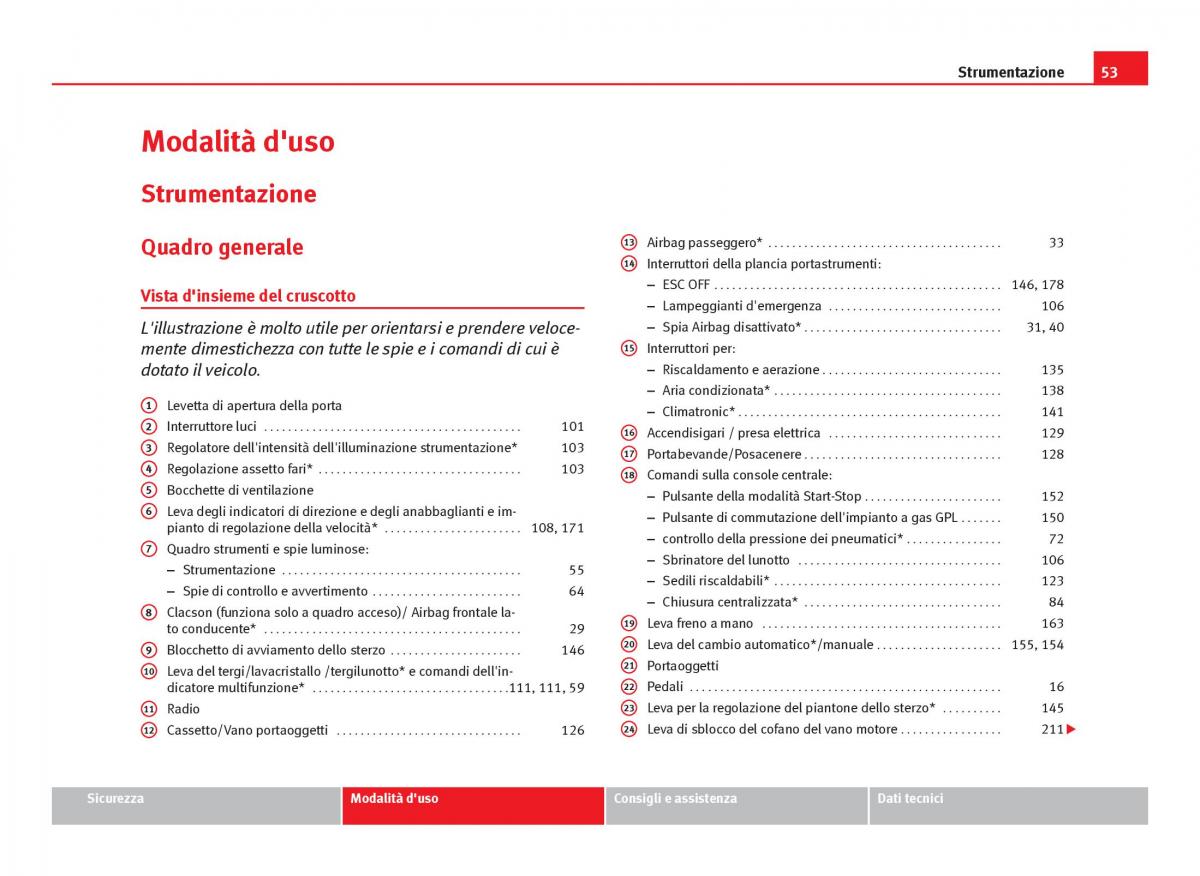 Seat Ibiza IV 4 manuale del proprietario / page 55