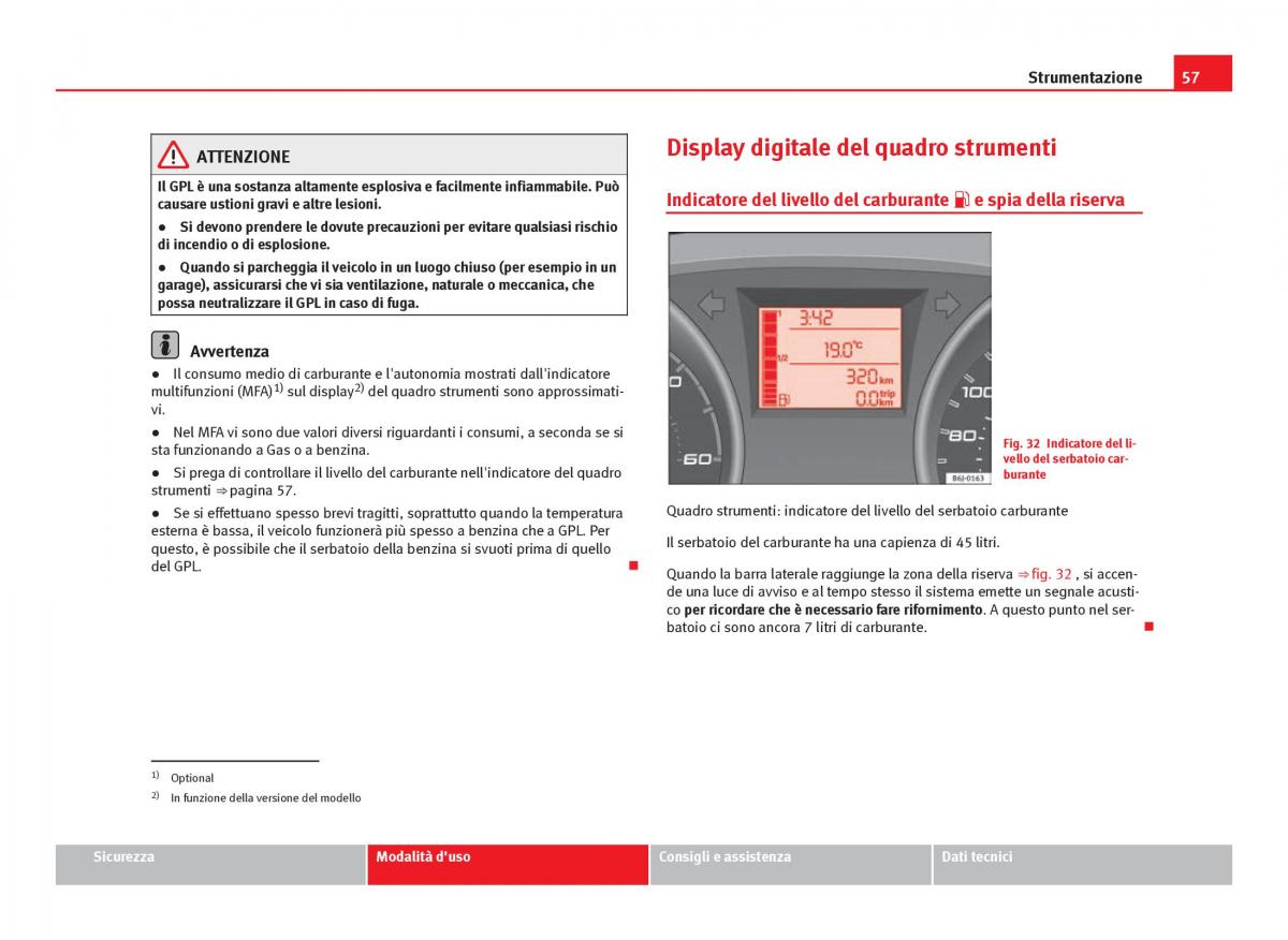 Seat Ibiza IV 4 manuale del proprietario / page 59