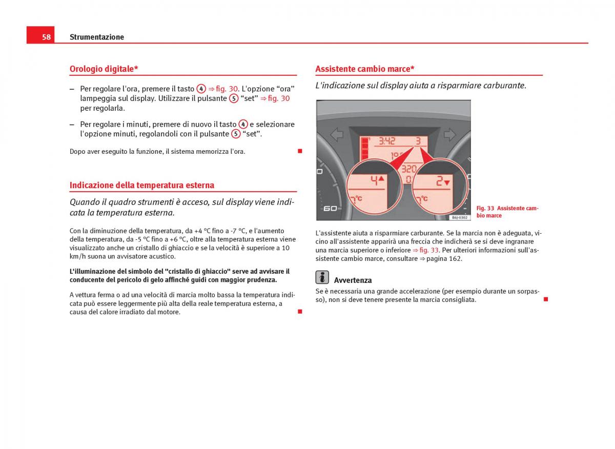 Seat Ibiza IV 4 manuale del proprietario / page 60