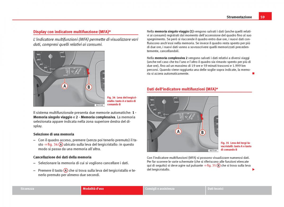 Seat Ibiza IV 4 manuale del proprietario / page 61