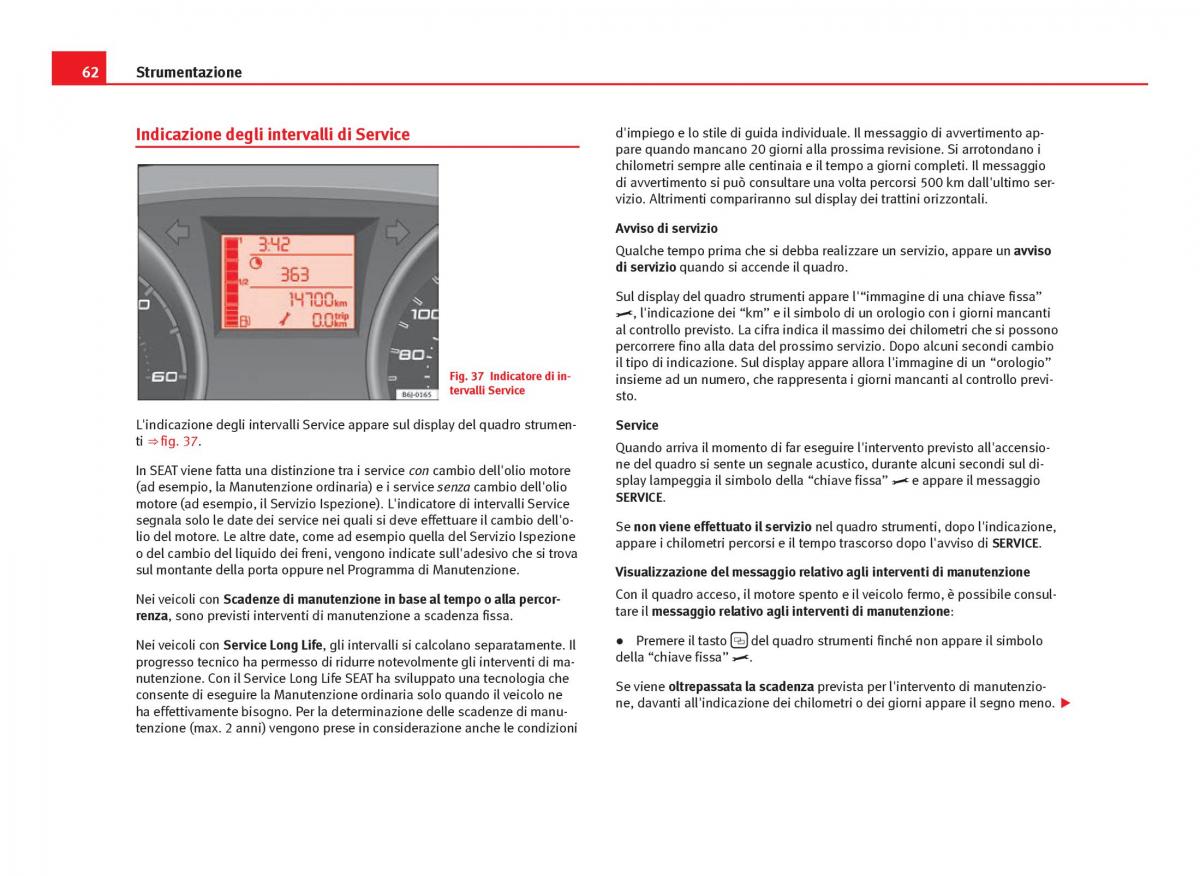 Seat Ibiza IV 4 manuale del proprietario / page 64