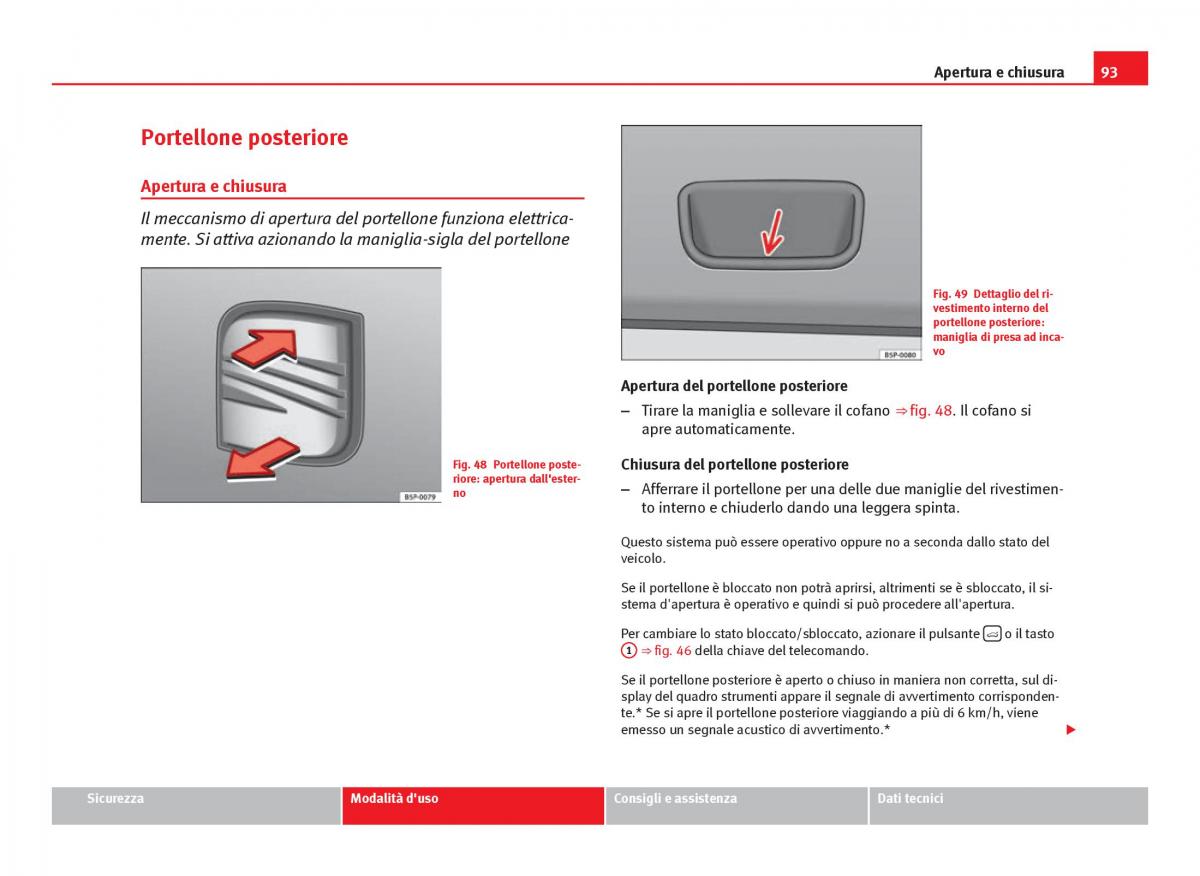 Seat Ibiza IV 4 manuale del proprietario / page 95