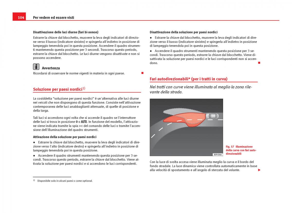 Seat Ibiza IV 4 manuale del proprietario / page 106