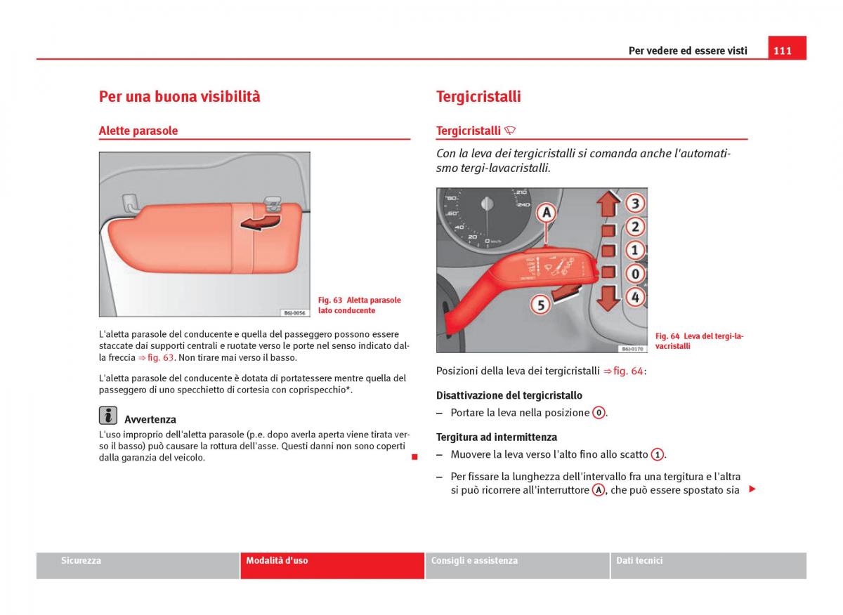 Seat Ibiza IV 4 manuale del proprietario / page 113